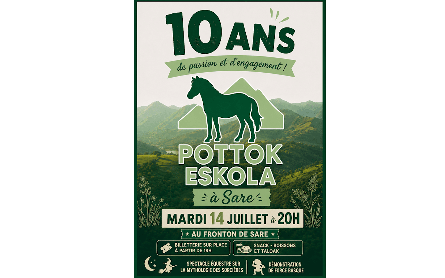 Pottok eskola Saran TIS
