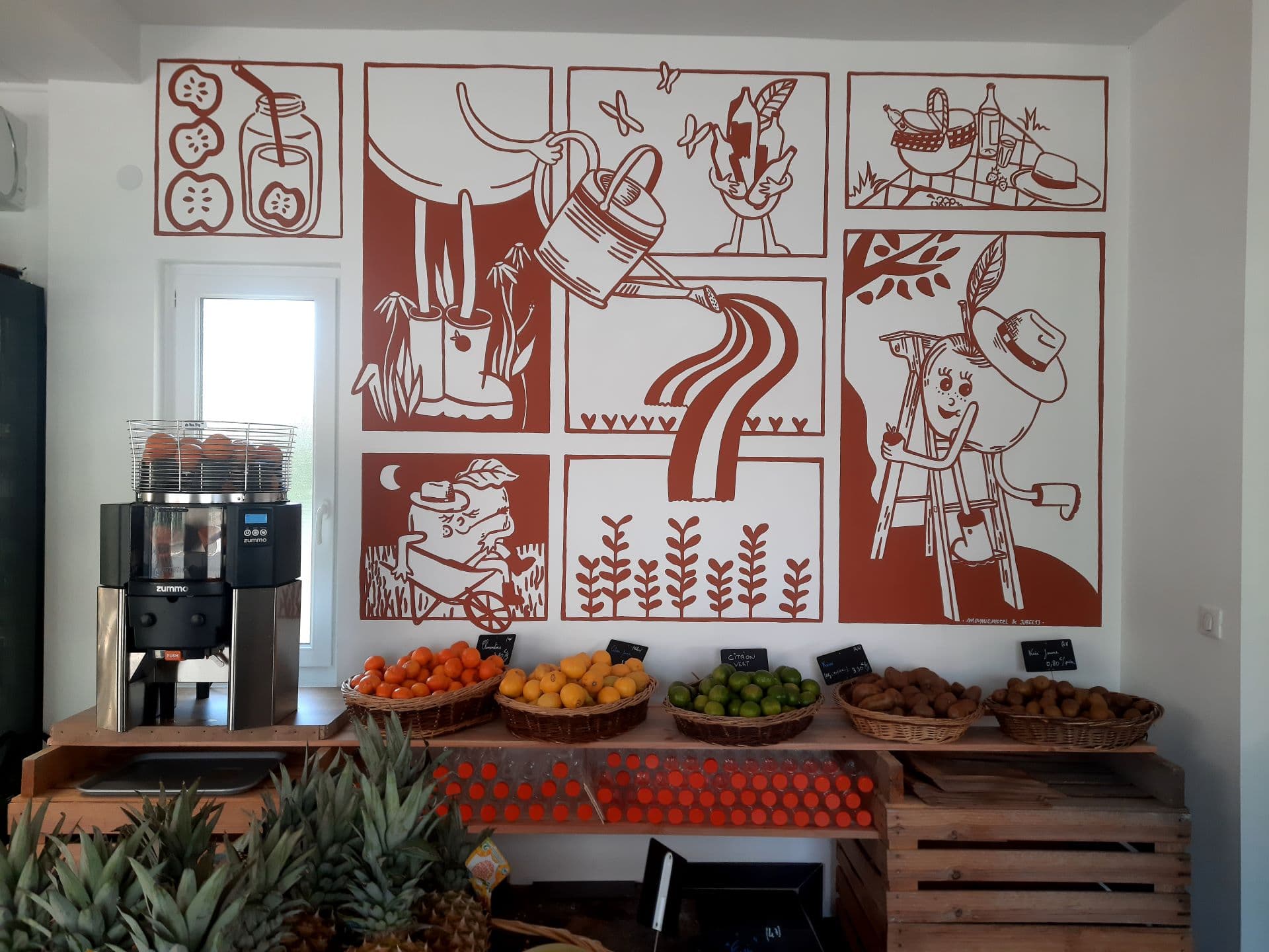 Primeurs de Garonne fresque