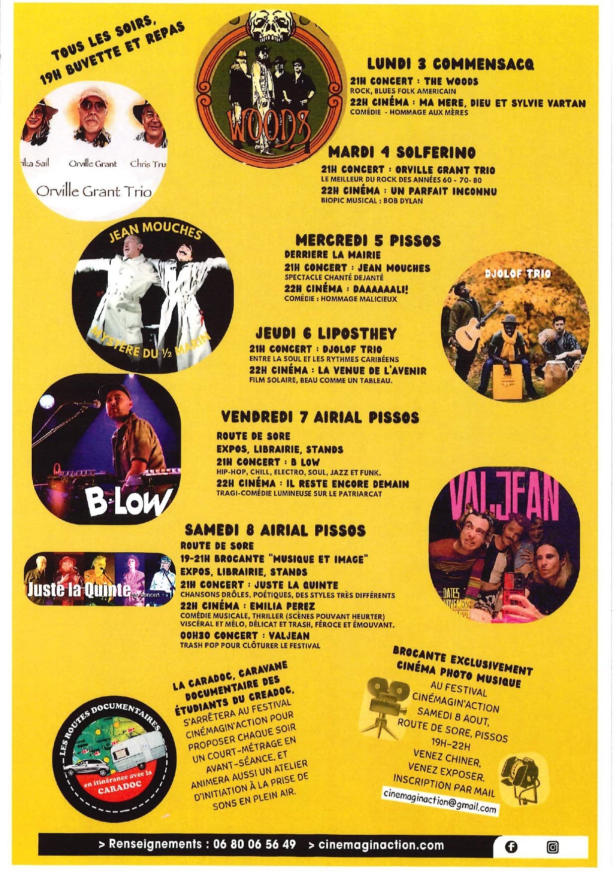 Programme du Festival