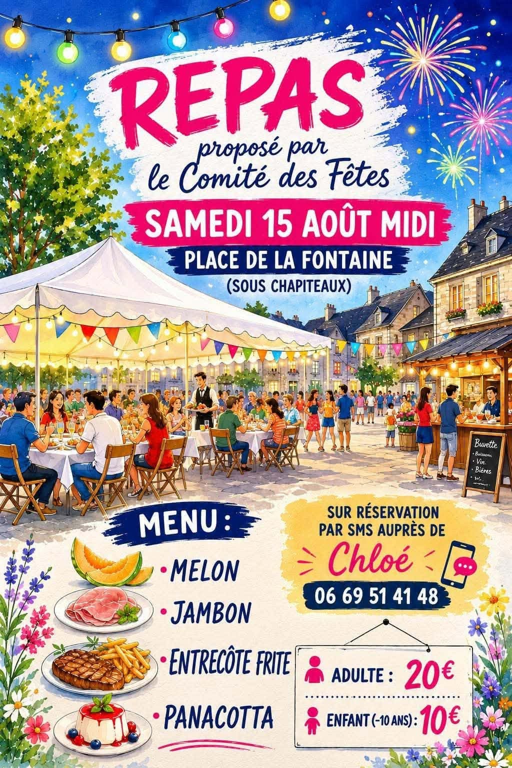 REPAS 15 AOUT