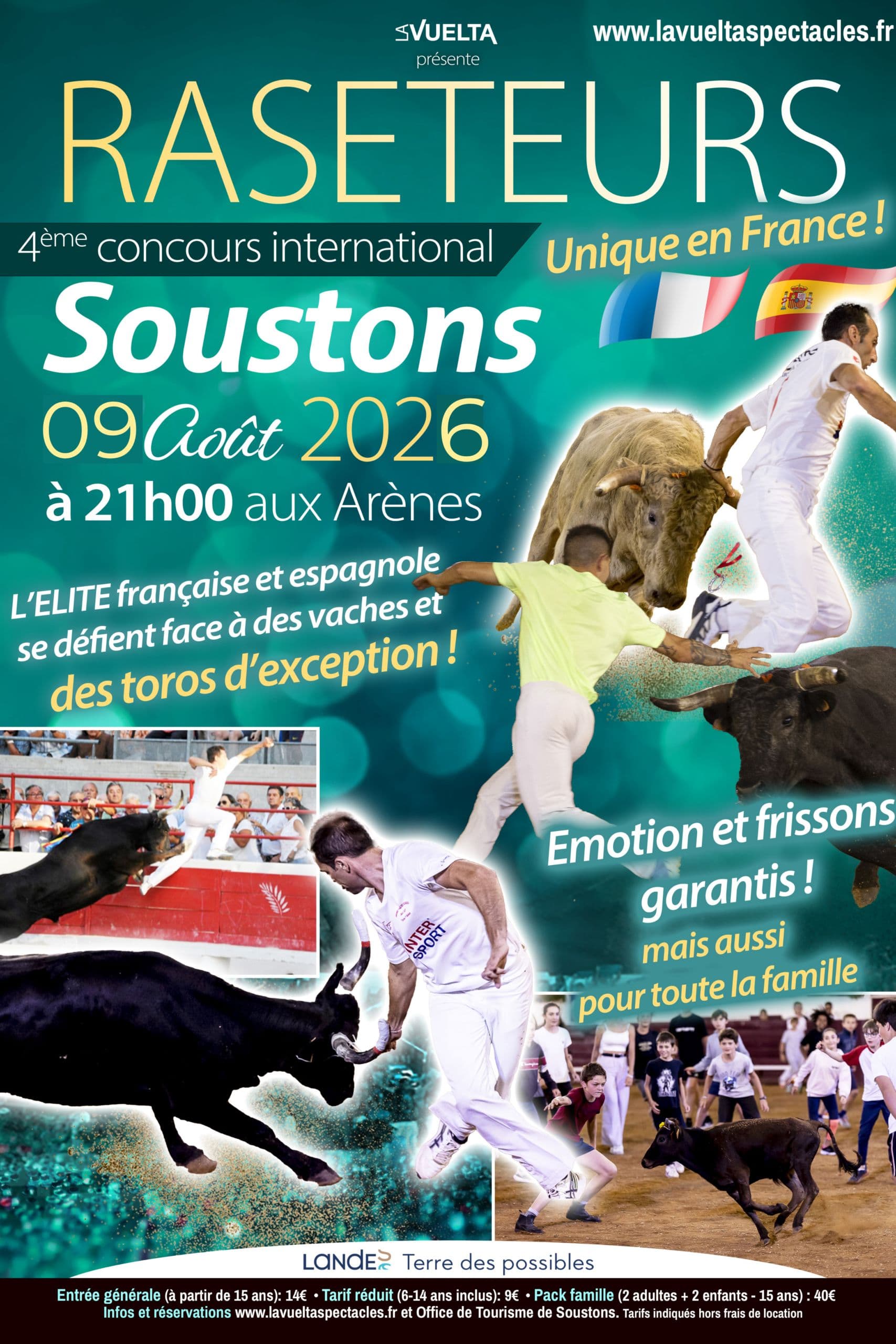 Raseteurs fetes de soustons 2026