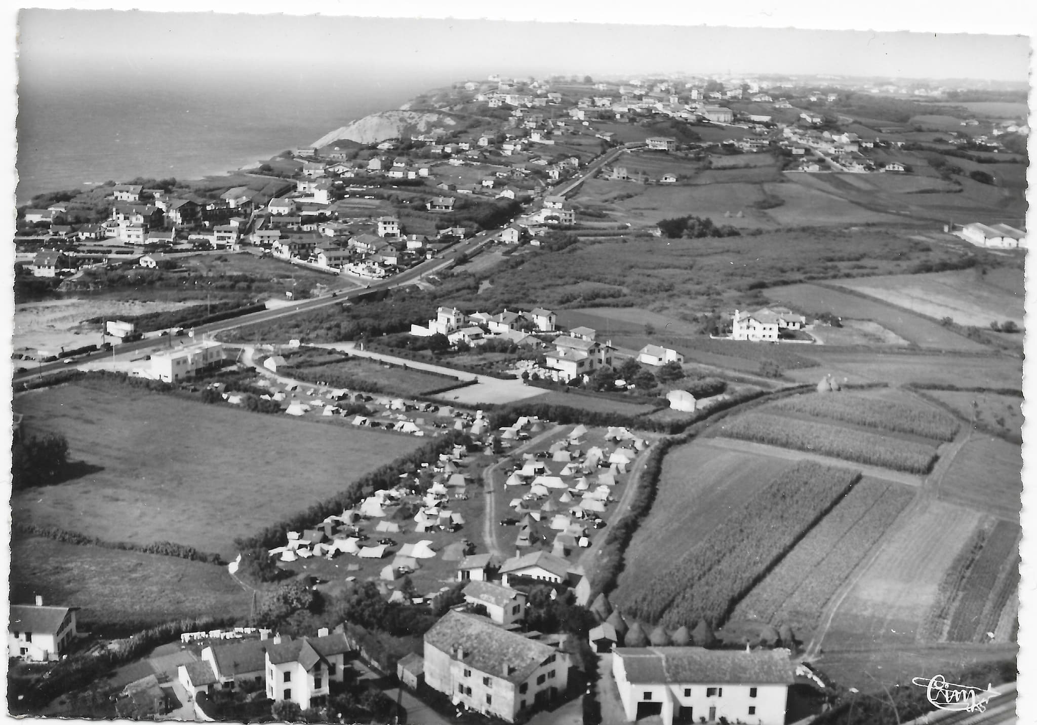 Le Camping de la Plage à ses débuts
