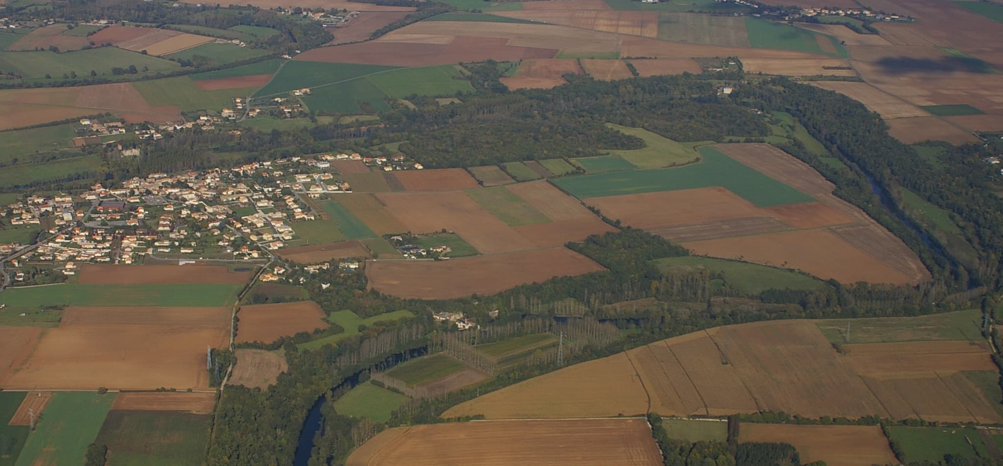 Sciecq vue du ciel