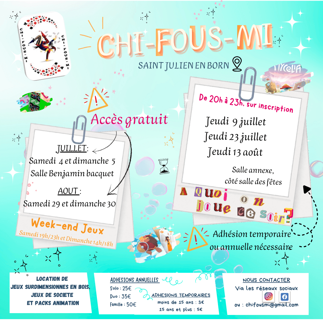 Affiches 2026 - JUILLET AOUT
