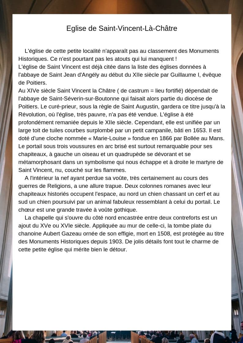 Saint-Vincent-La-Chatre