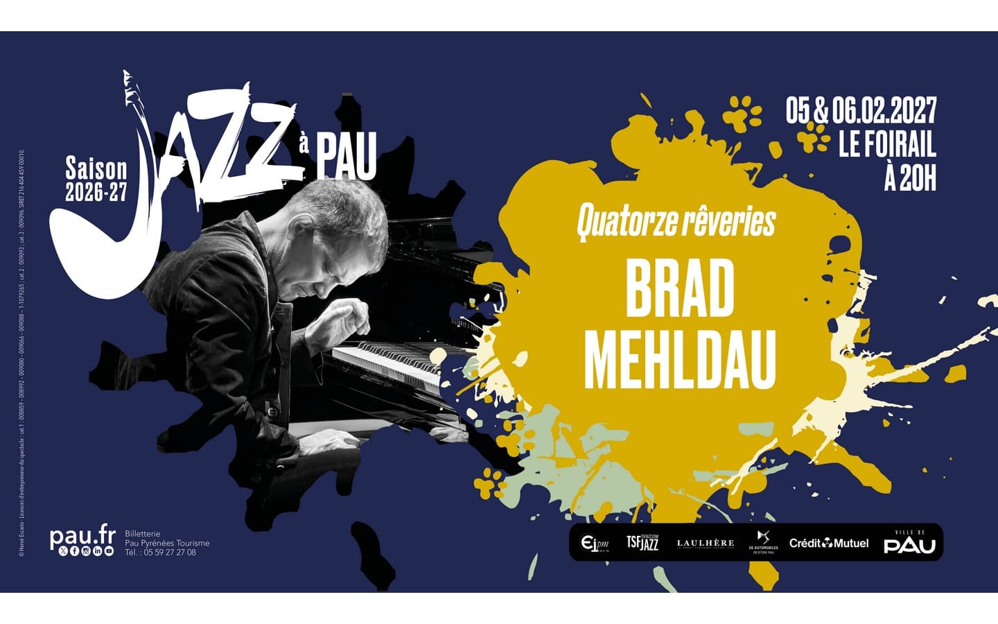Saison Jazz 26-27 Brad Mehldau