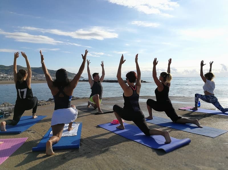 yoga plage