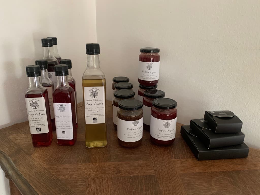 Sirop faits maison par propriétaire