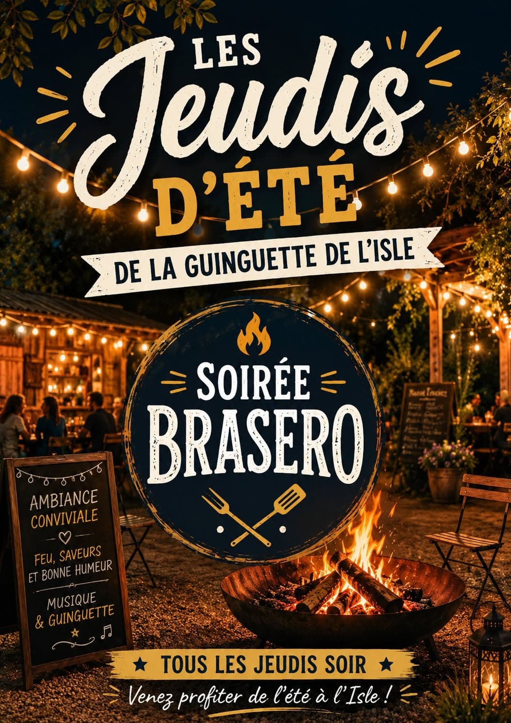 Soirée-Brasero-Guinguette-montpon-vallee-isle-perigord