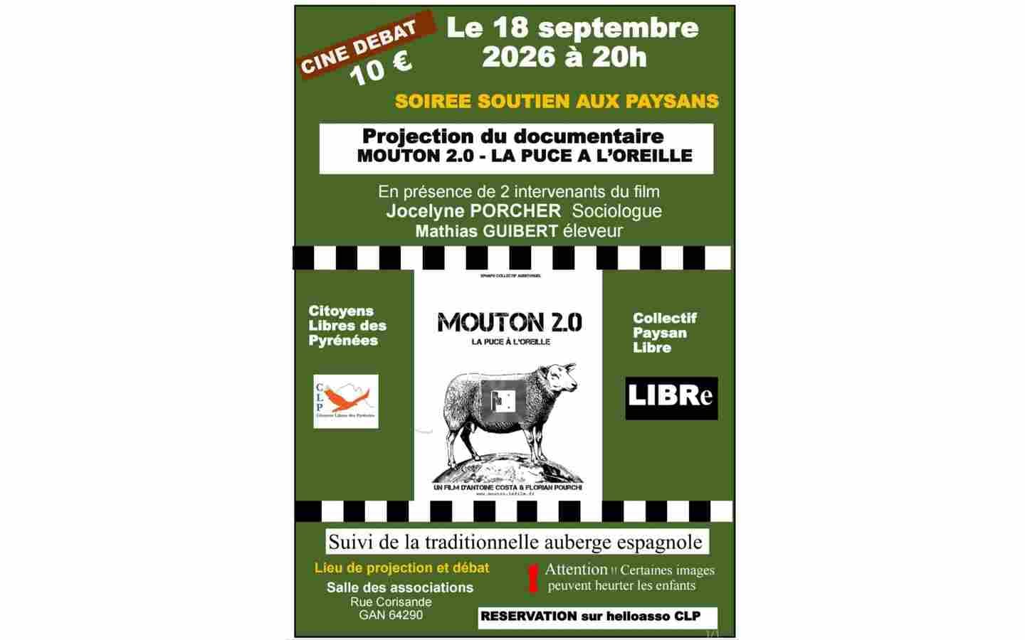 Soirée soutien paysan