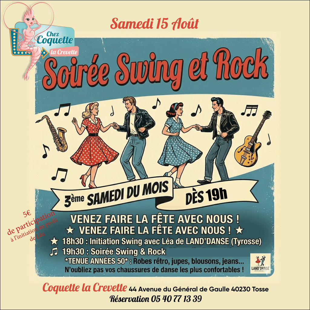 Soirée swing Août - Tosse - OTI LAS
