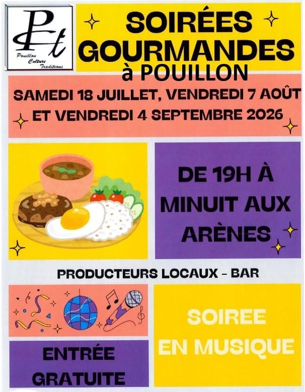 Soirées gourmandes Pouillon