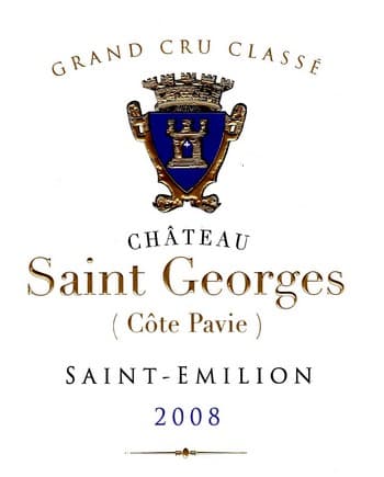 St Georges Cote Pavie-étiquette
