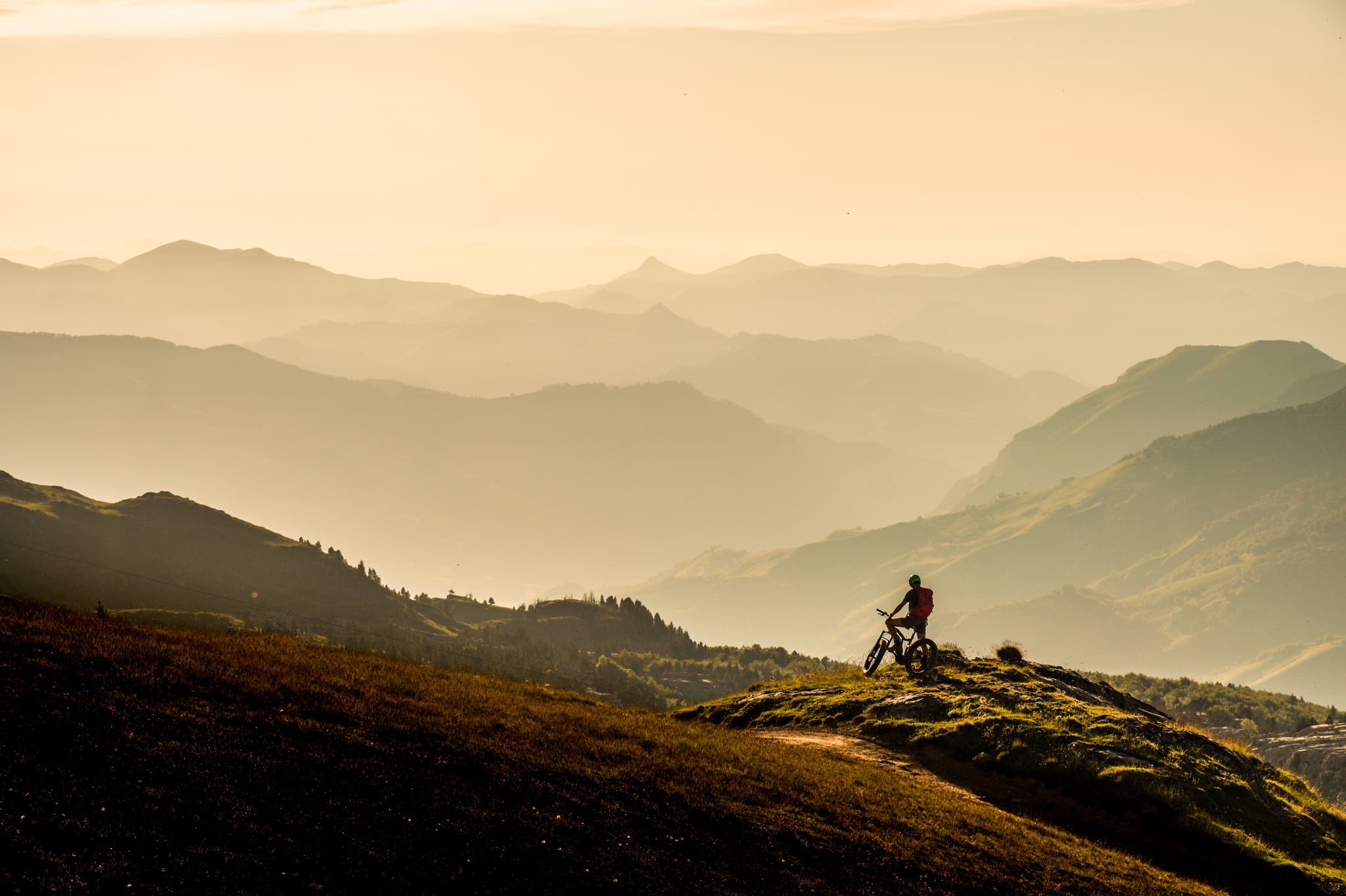 Sunset Arlas en VTT