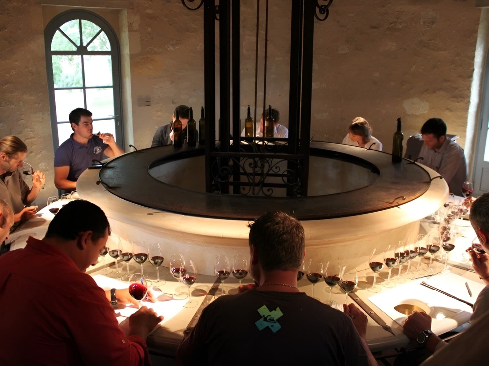 Salle de dégustation de vin
