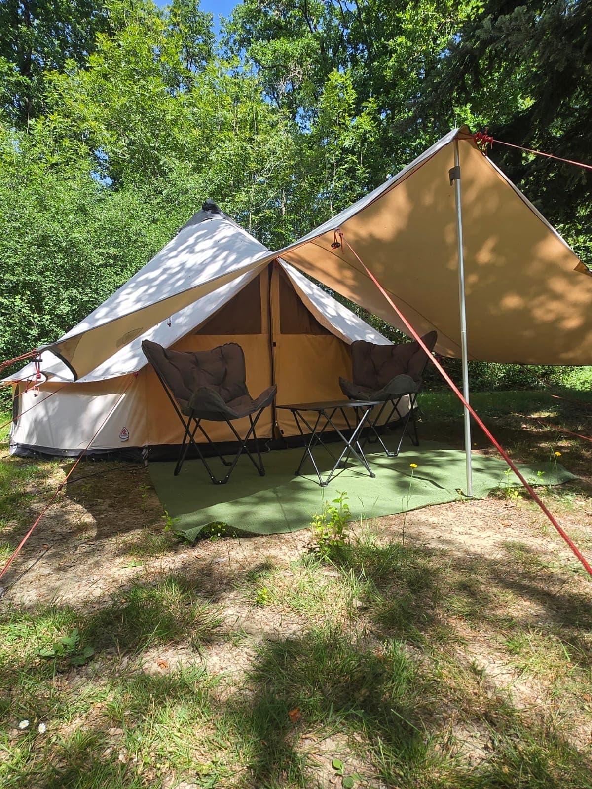 Tente yourt - Camping Creuse Nature