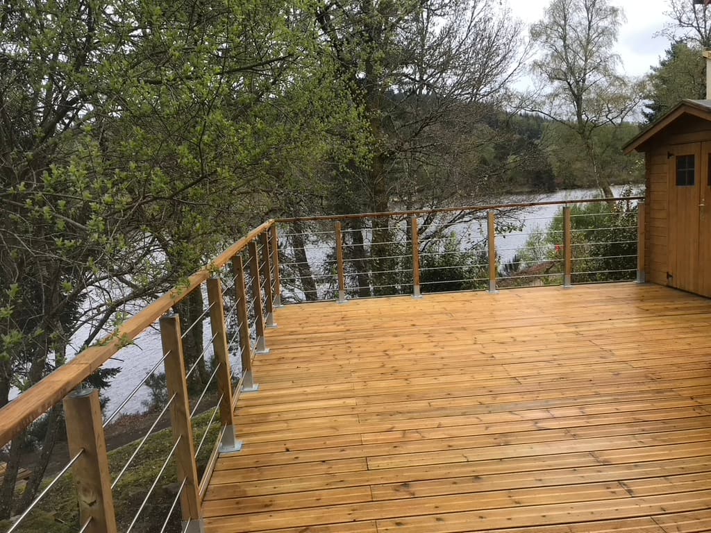 Terrasse sans vis à vis vue sur