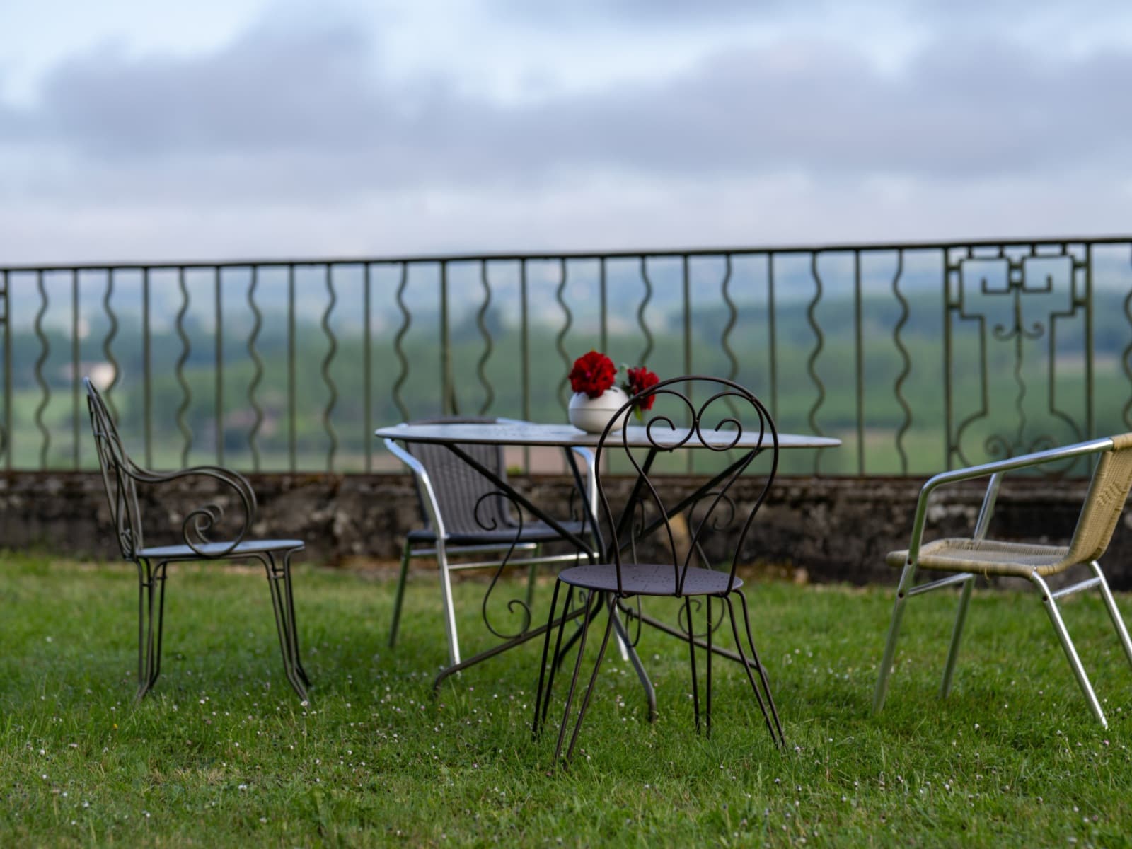 Terrasse avec vue