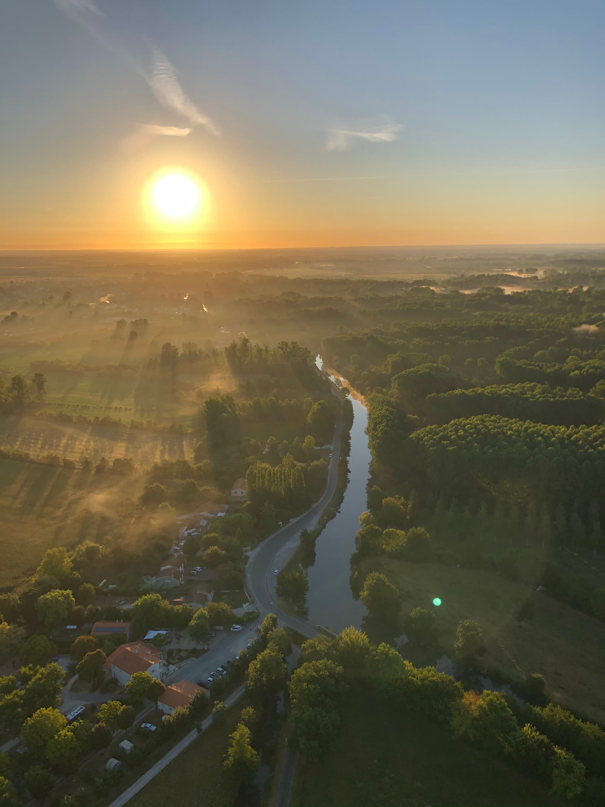 Le Marais Poitevin au lever du soleil