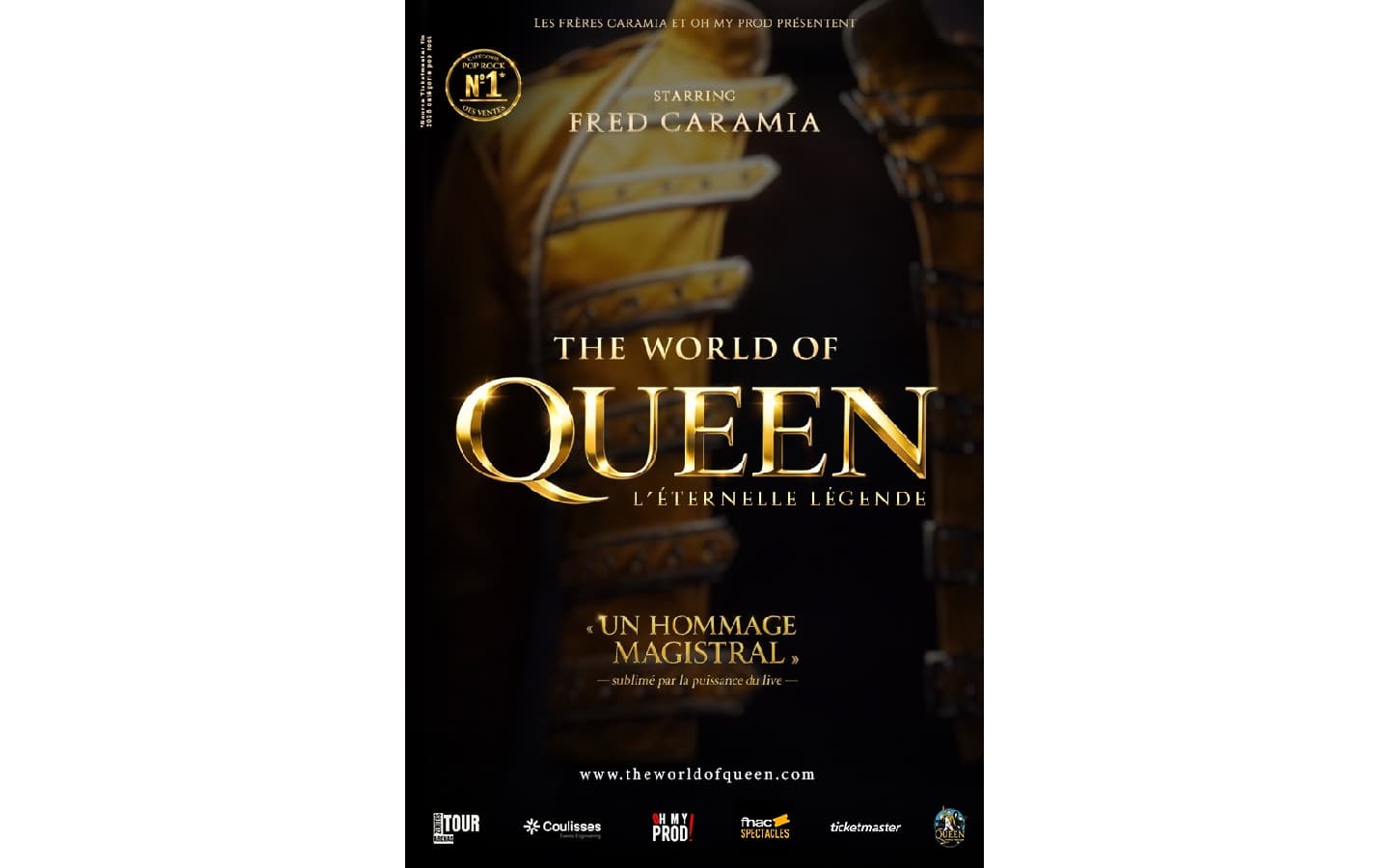 AFFICHE THE WORLD OF QUEEN