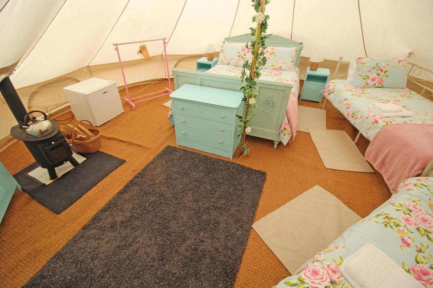 Tipi Bluebell walk
