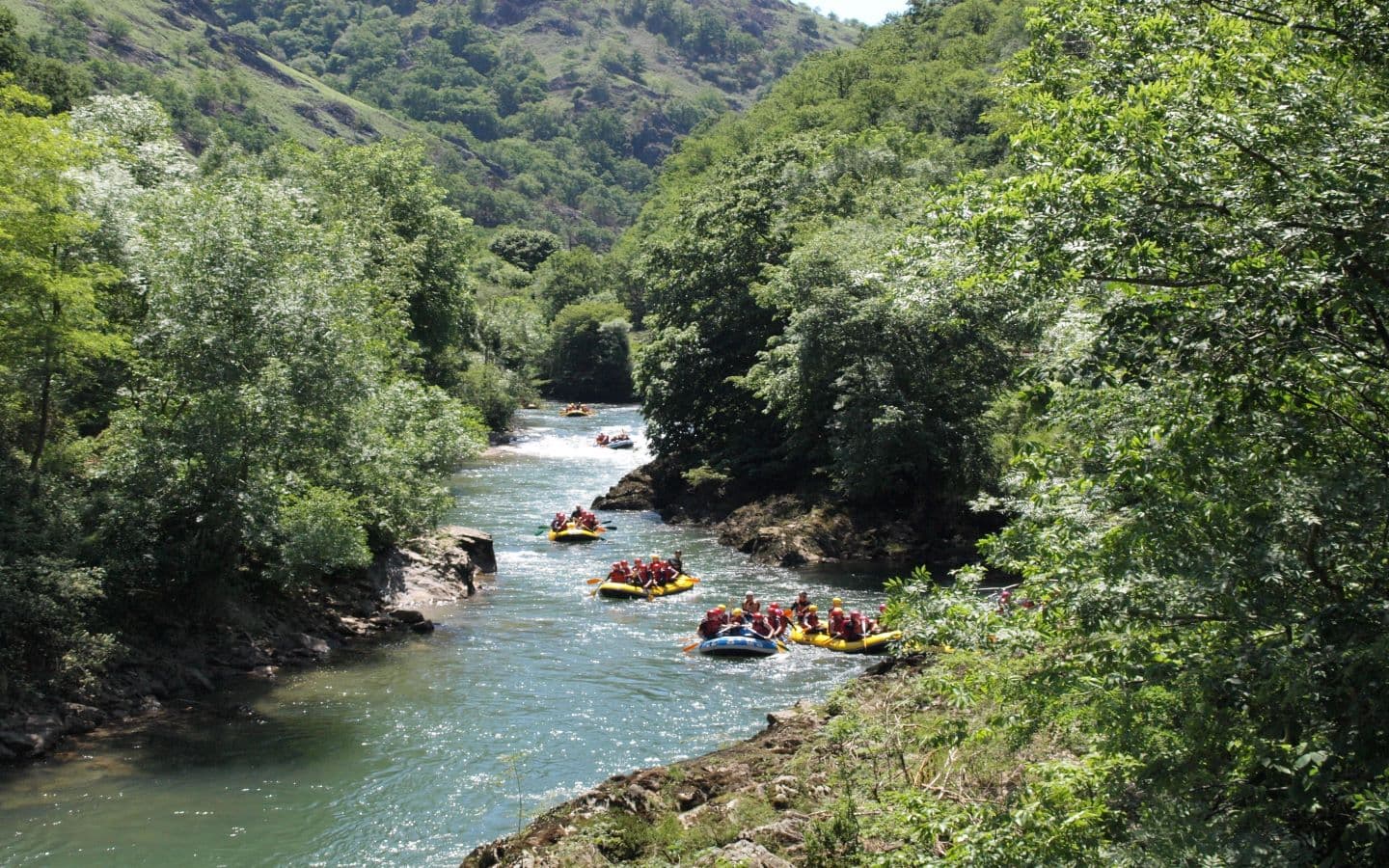 Descente en Rafting