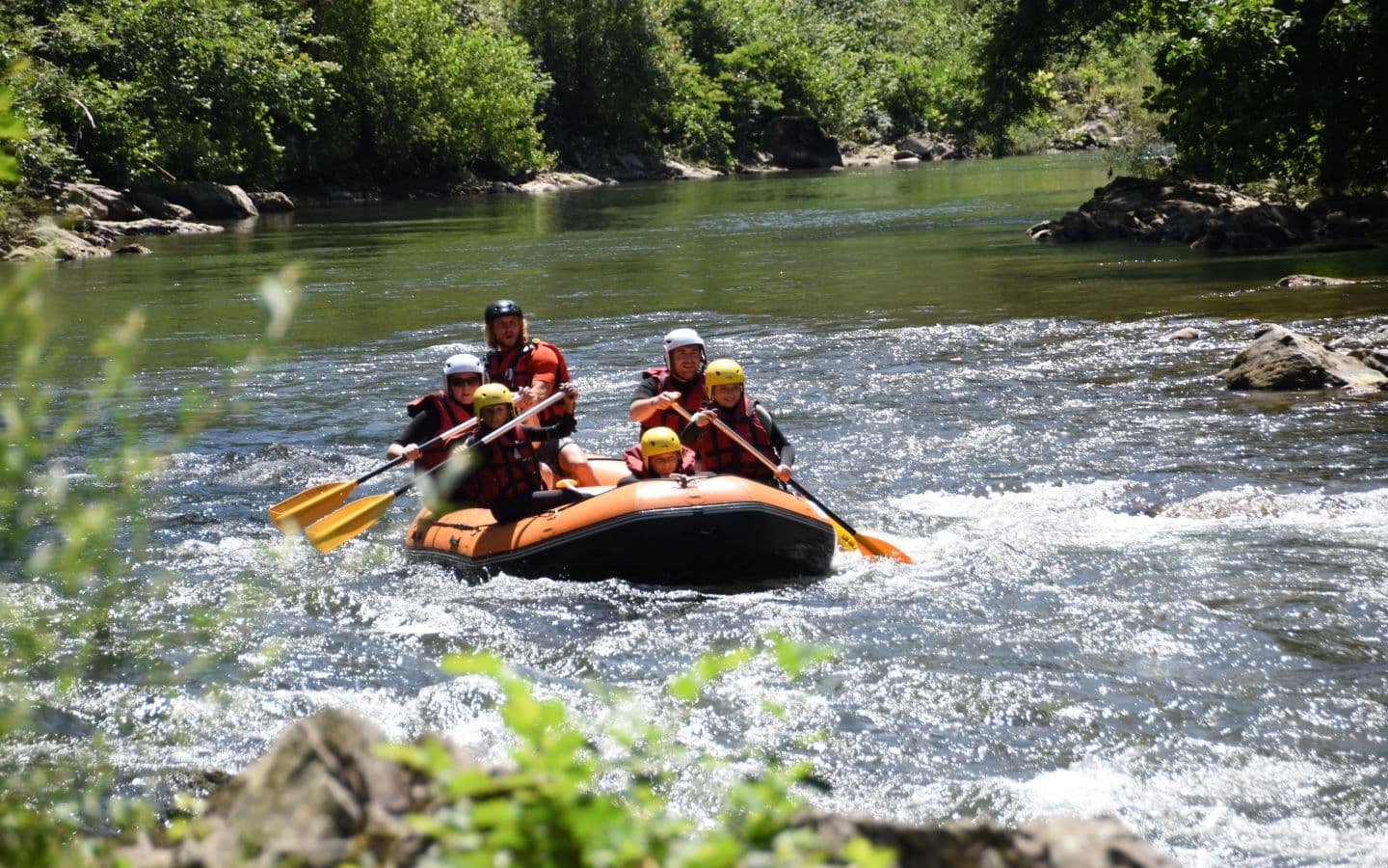 Descente en Rafting