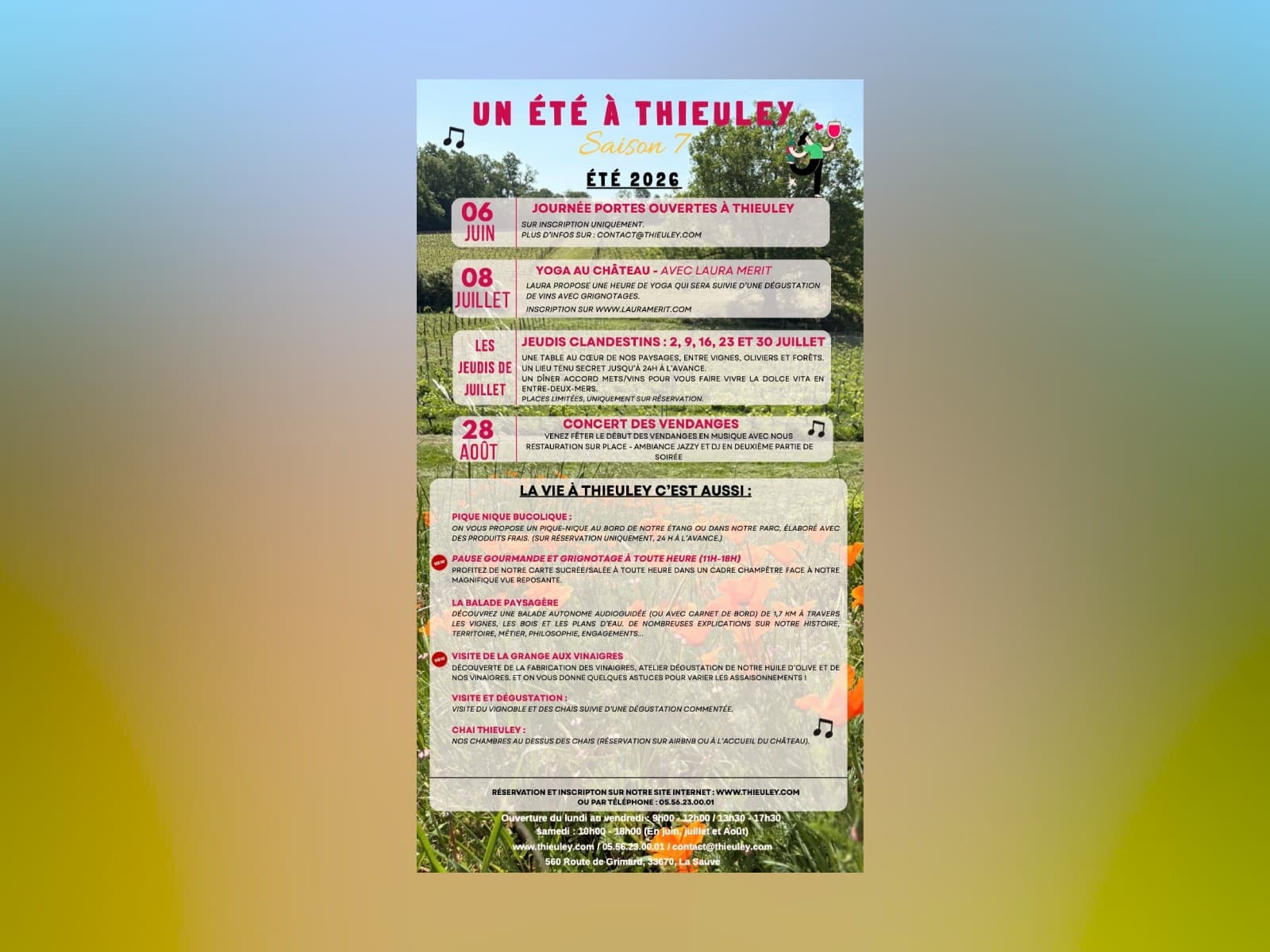 Un été à Thieuley : Saison 7