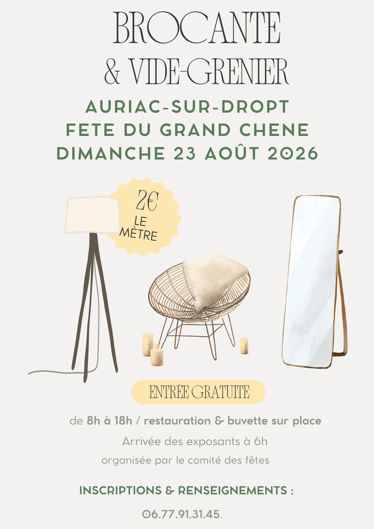 flyer vide grenier - 2