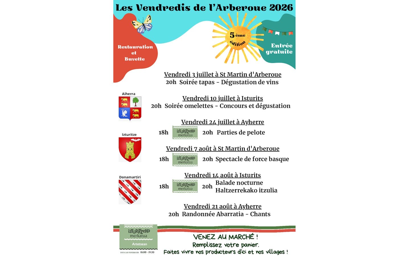 Vendredis de l'Arbéroue