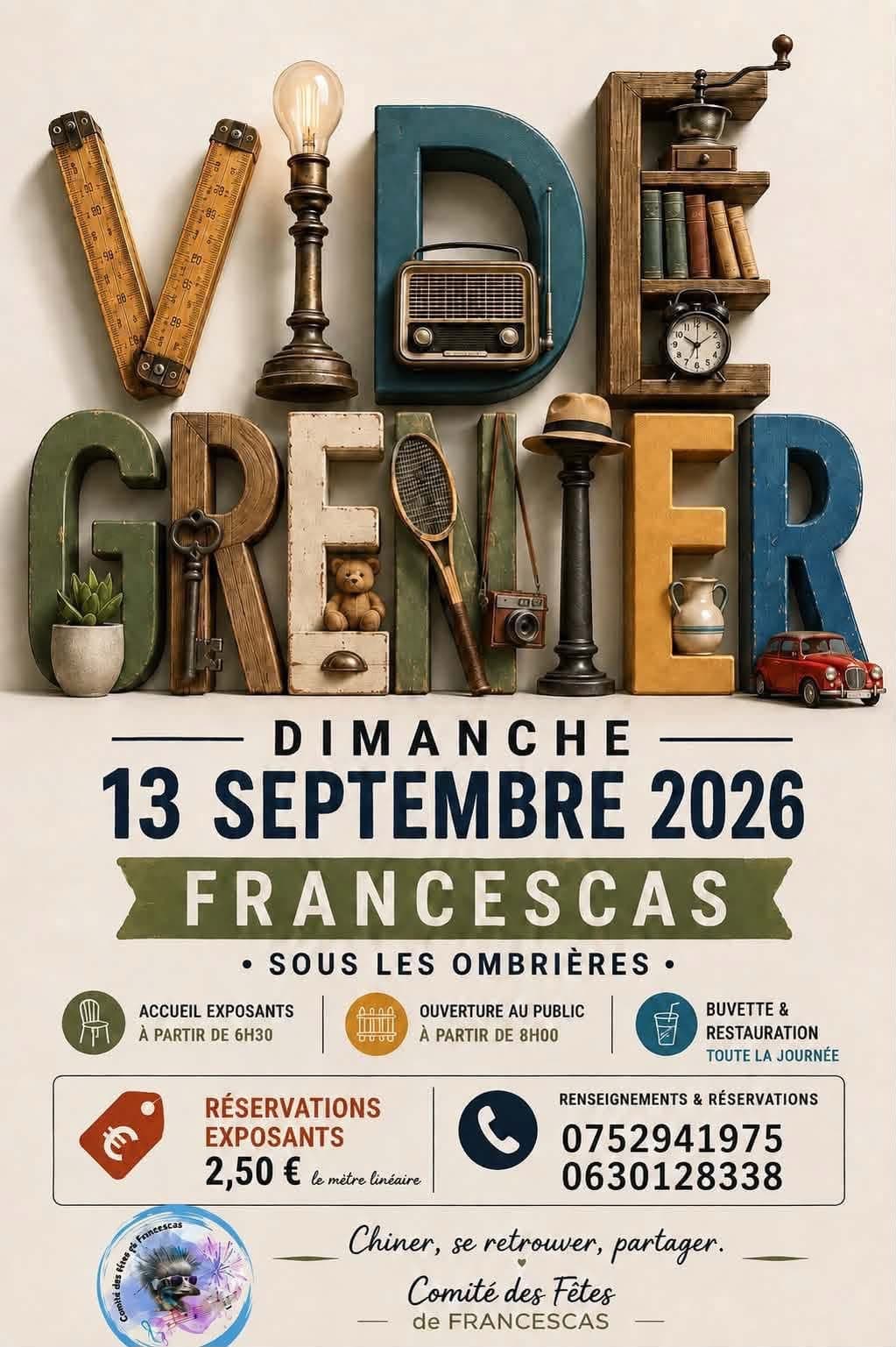 Vide grenier Francescas