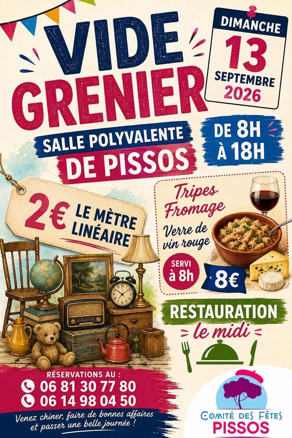 Vide grenier Pissos