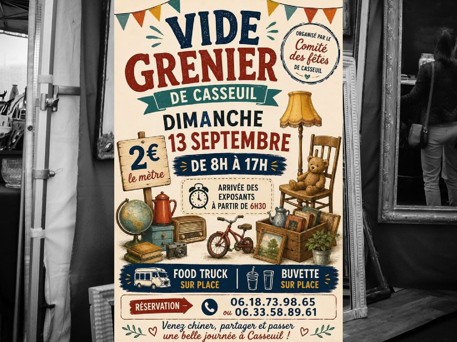 Vide grenier casseuil