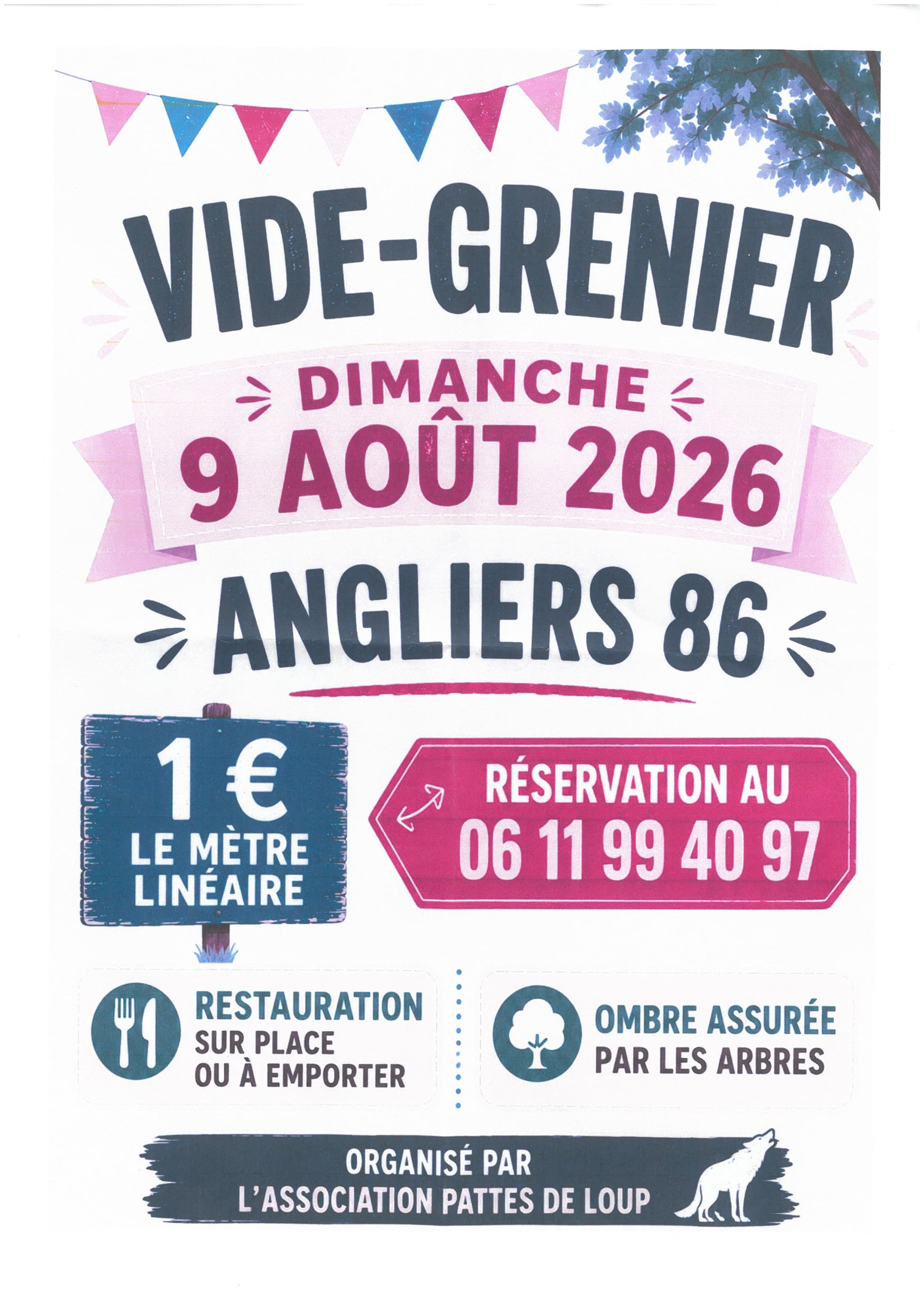 Vide-greniers Pattes de Loup août