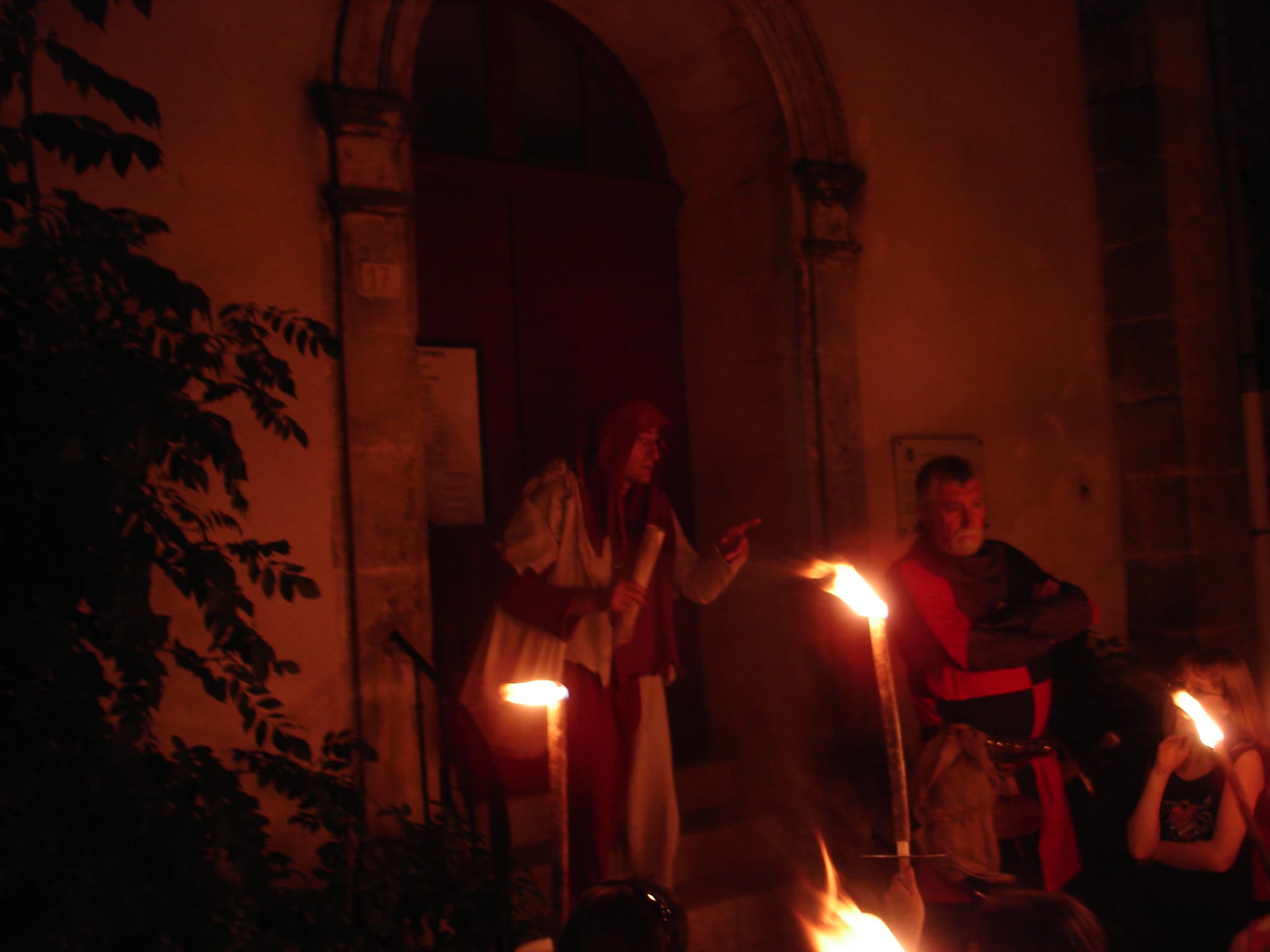 Visite Janouille aux flambeaux_Monflanquin
