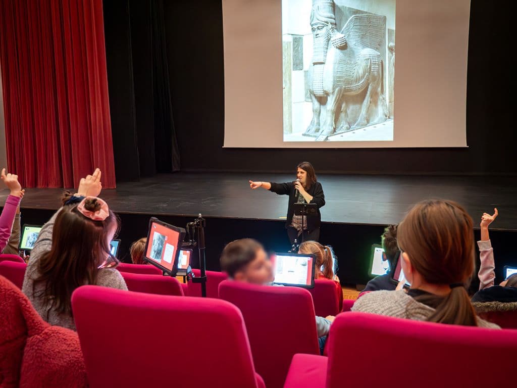 Visite scolaire au Musée numérique-neuvic