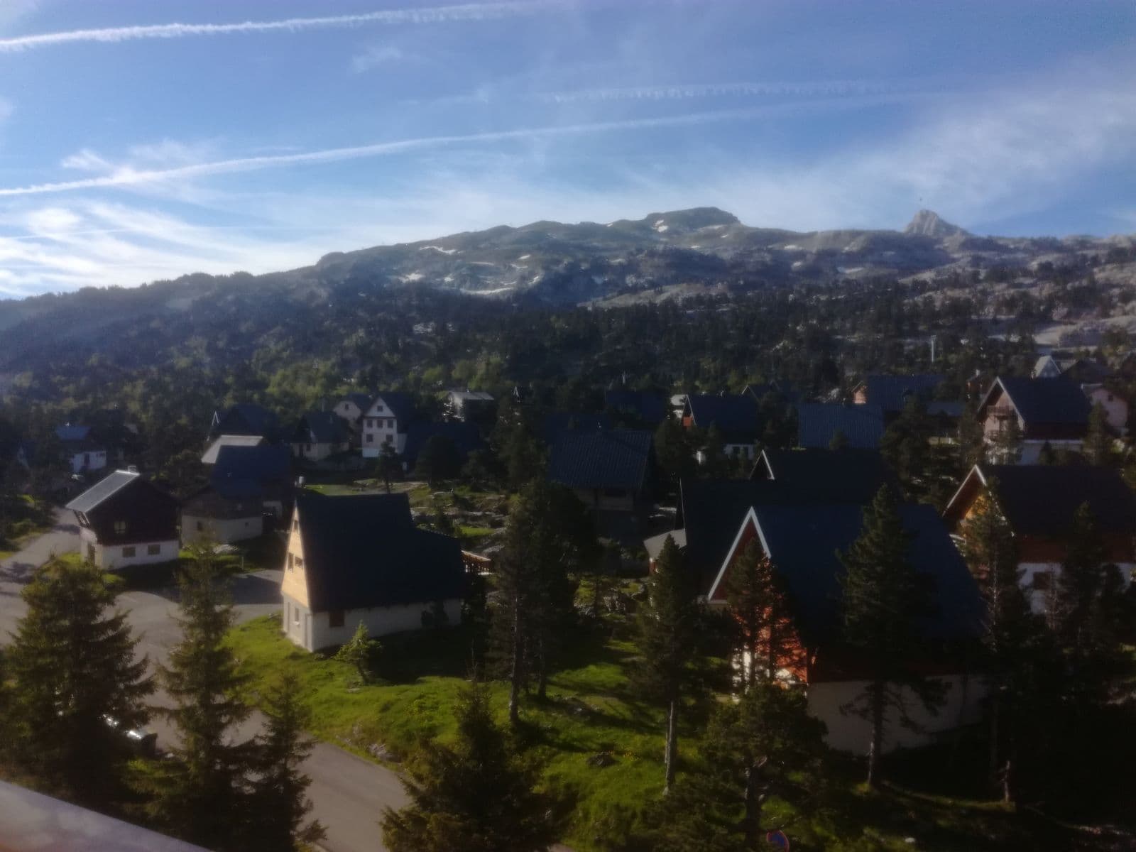 Vue depuis le studio en été