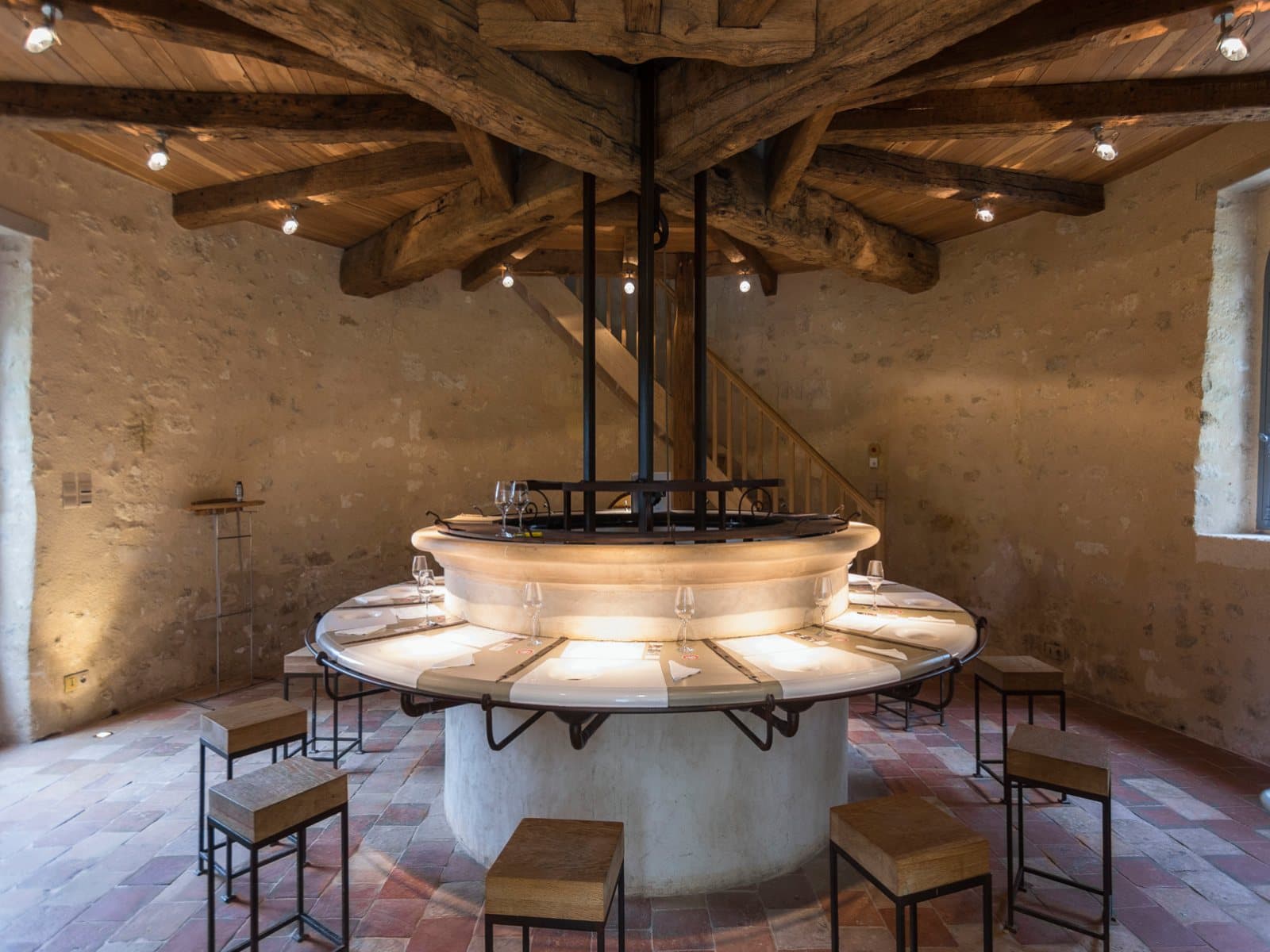 Salle de dégustation de vin