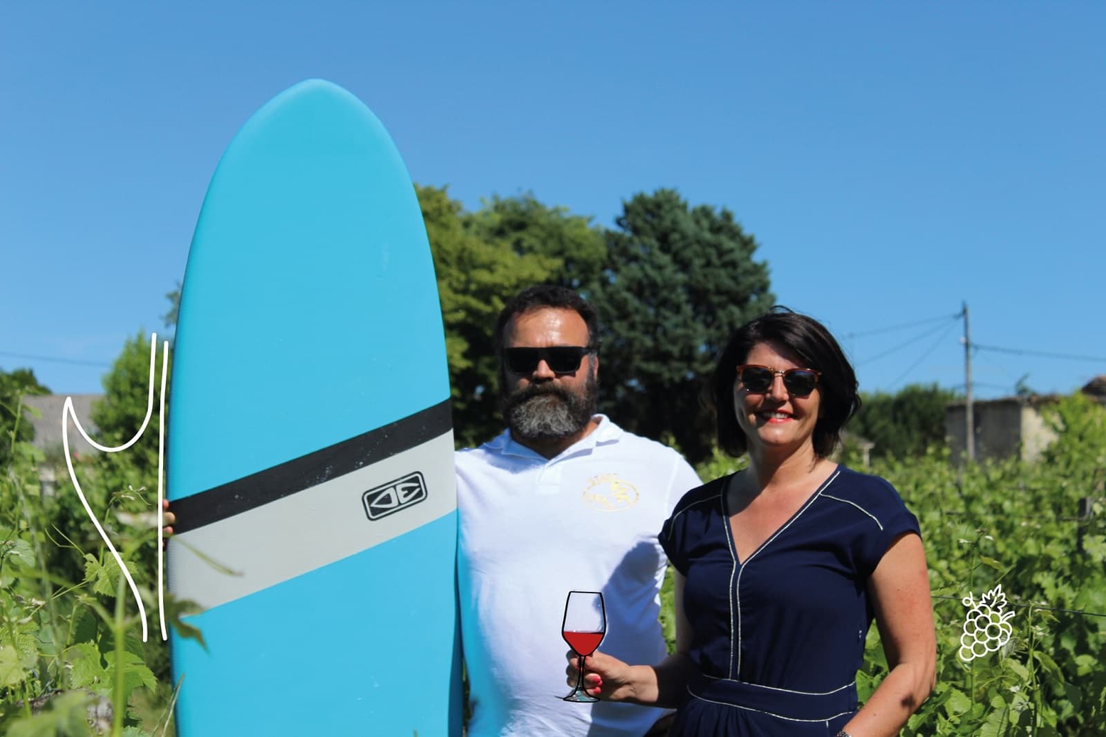Wine and surf