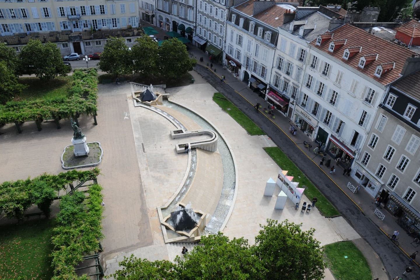 Place de la libération - Pau - vue aérienne