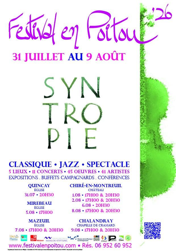 Affiche Festival en Poitou