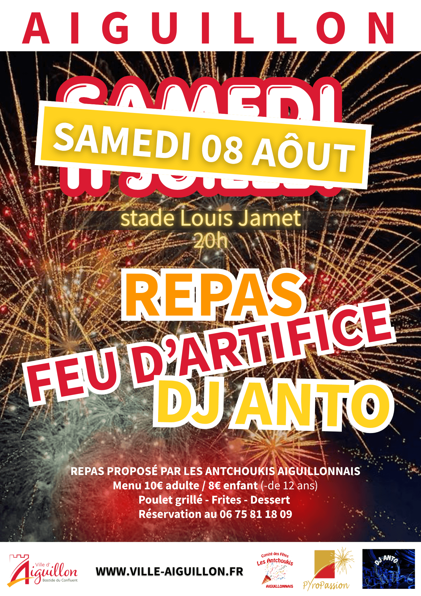 Repas / Feux d'Artifice