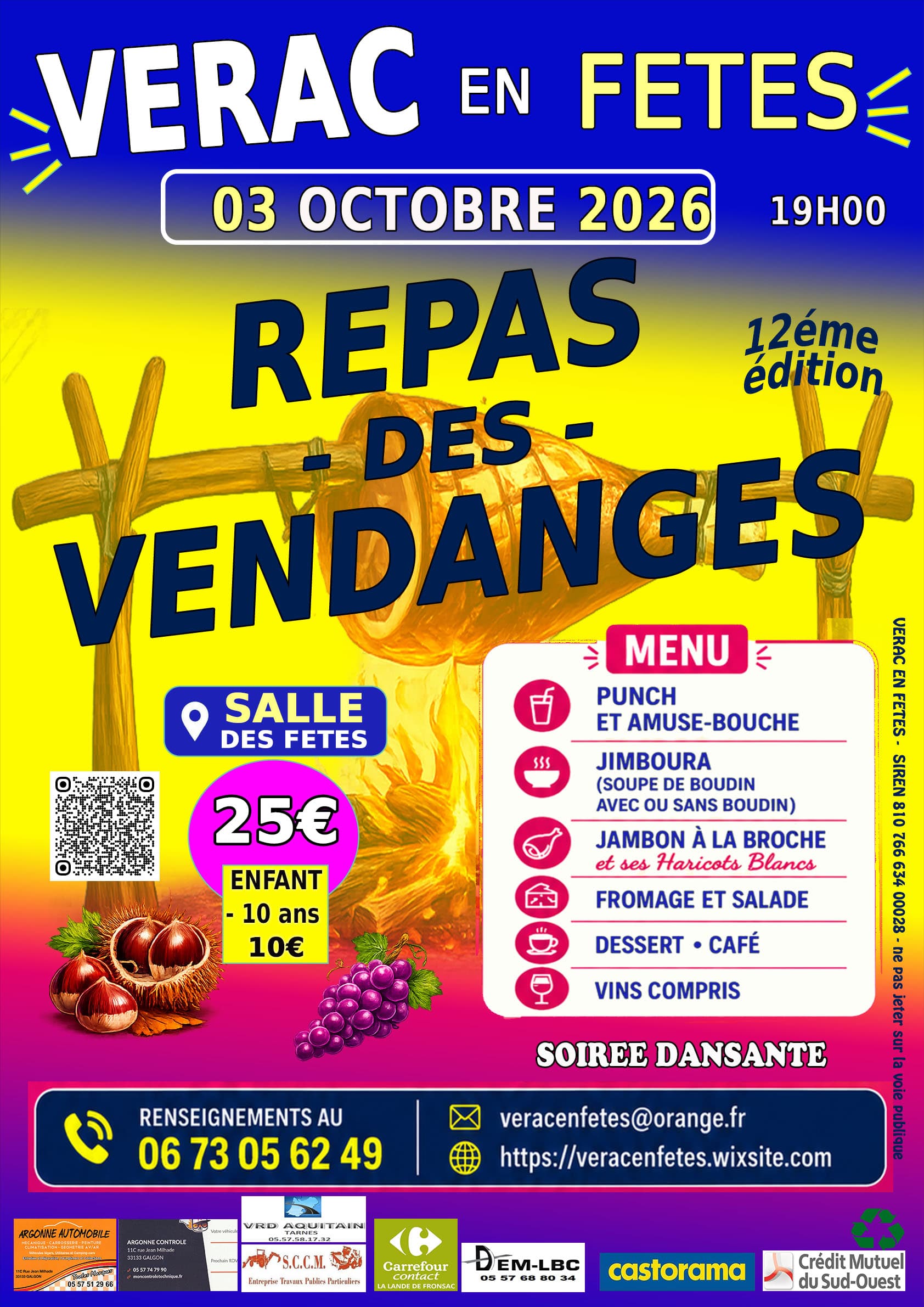 REPAS DES VENDANGES