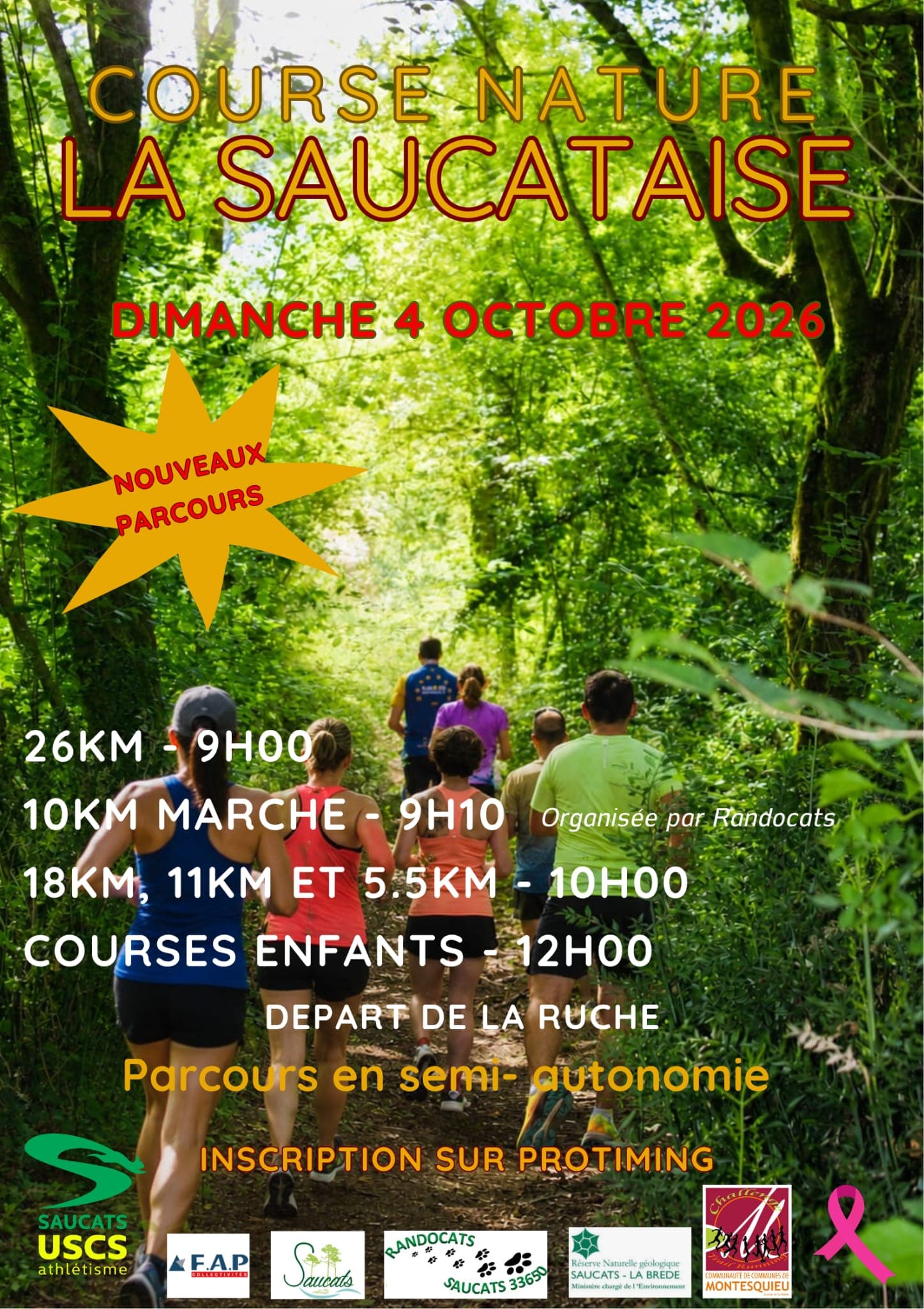 affiche Saucataise 2026