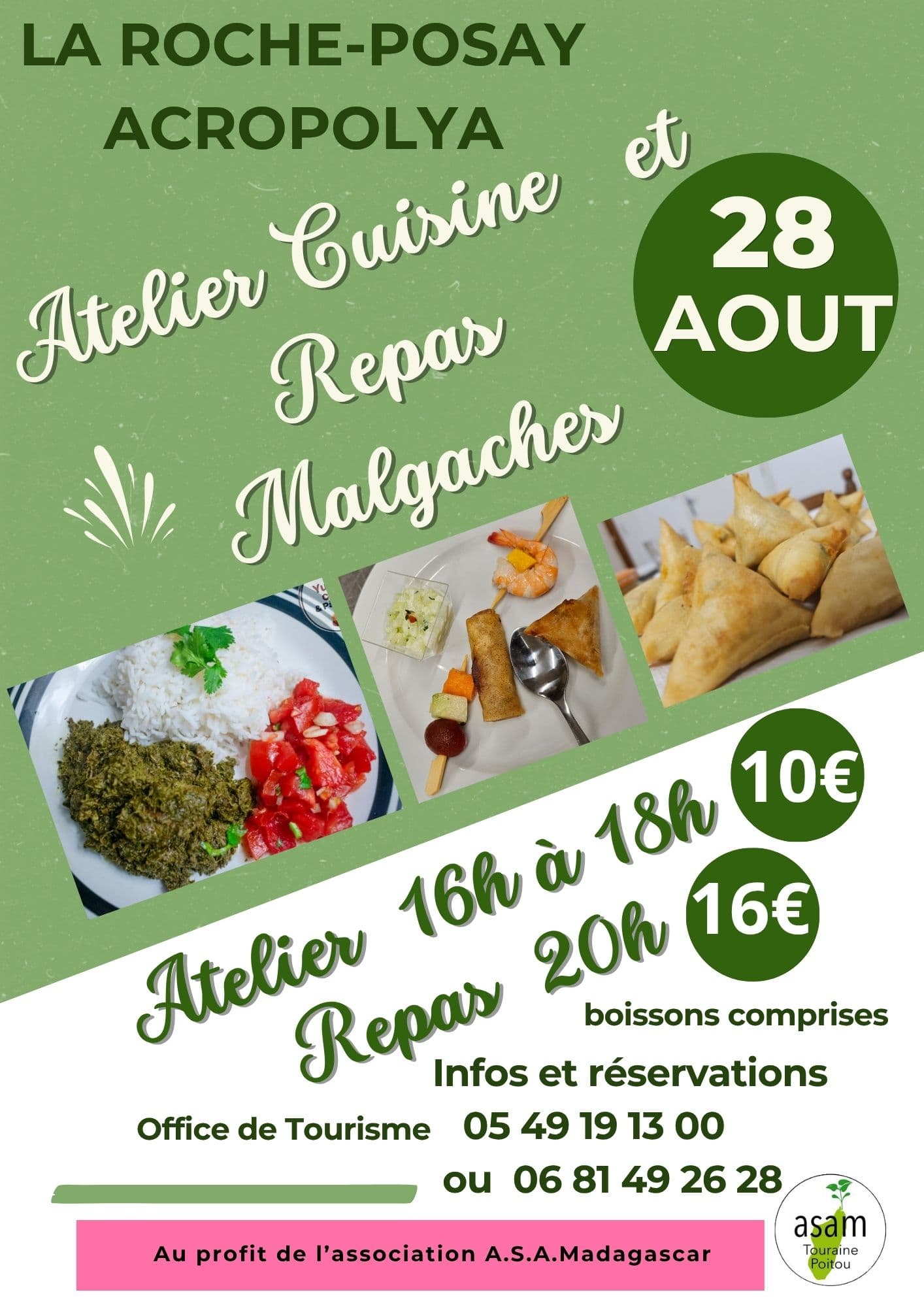 Affiche Atelier Cuisine et repas