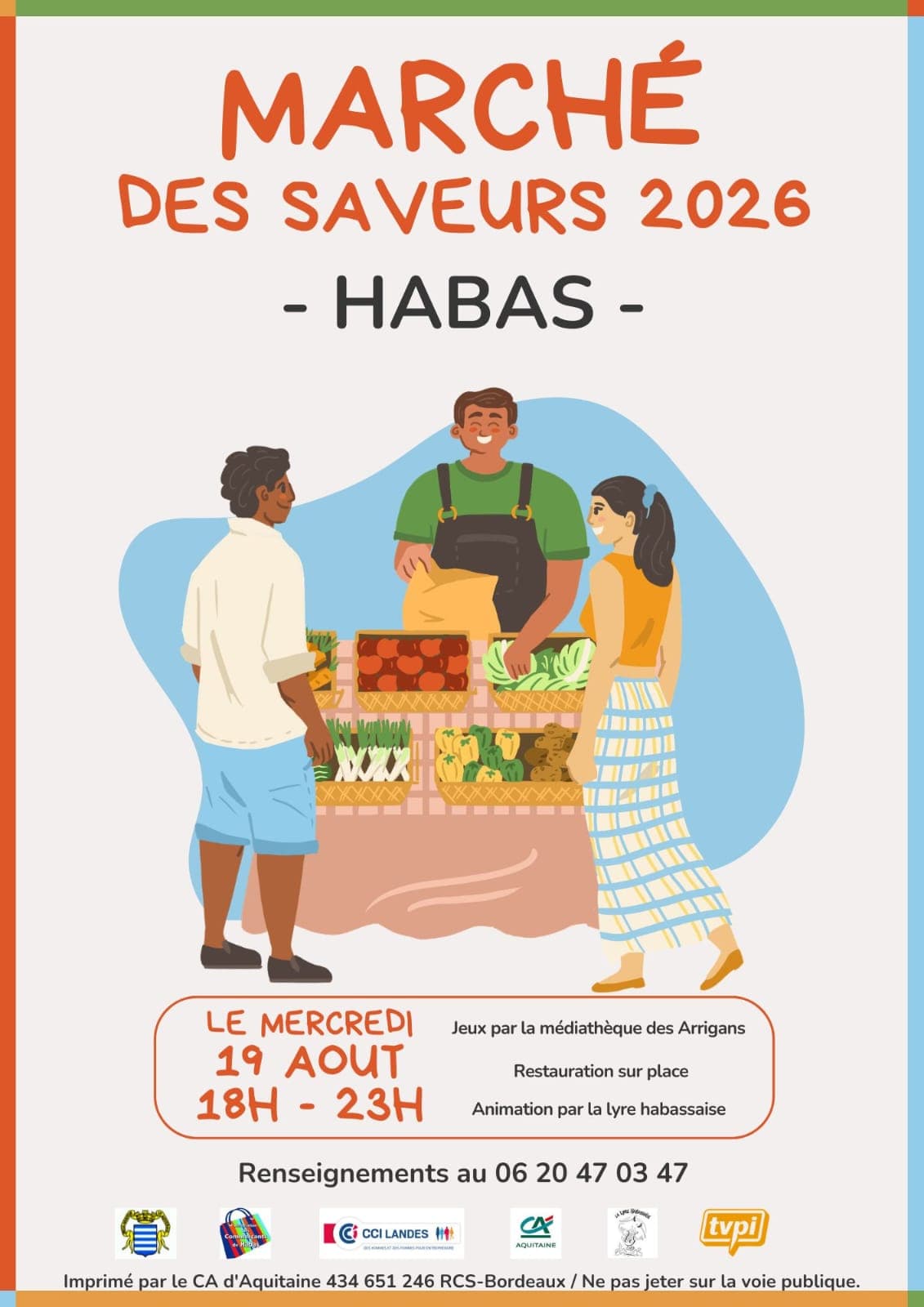 affiche marché 2026