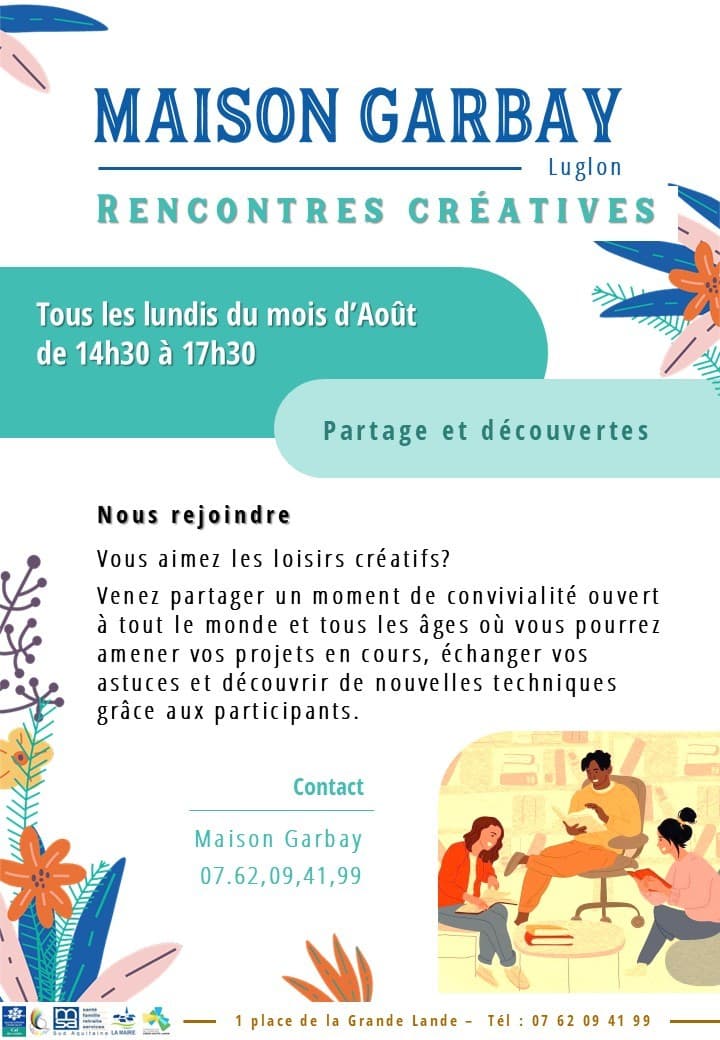 affiches Loisirs Créatifs aout