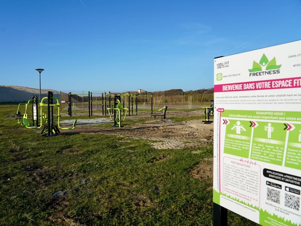 aire de fitness Seignosse 2020