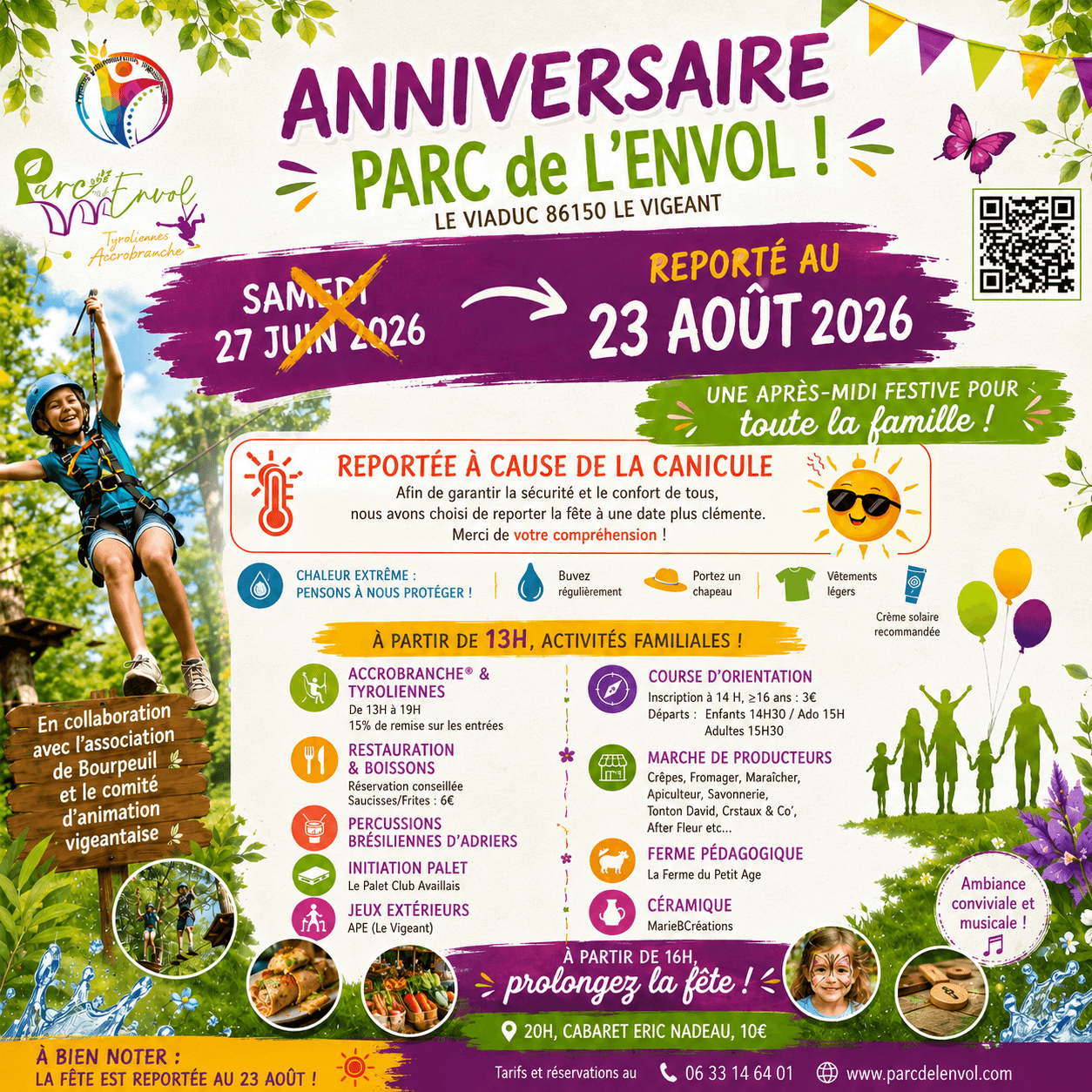 anniversaire reporté