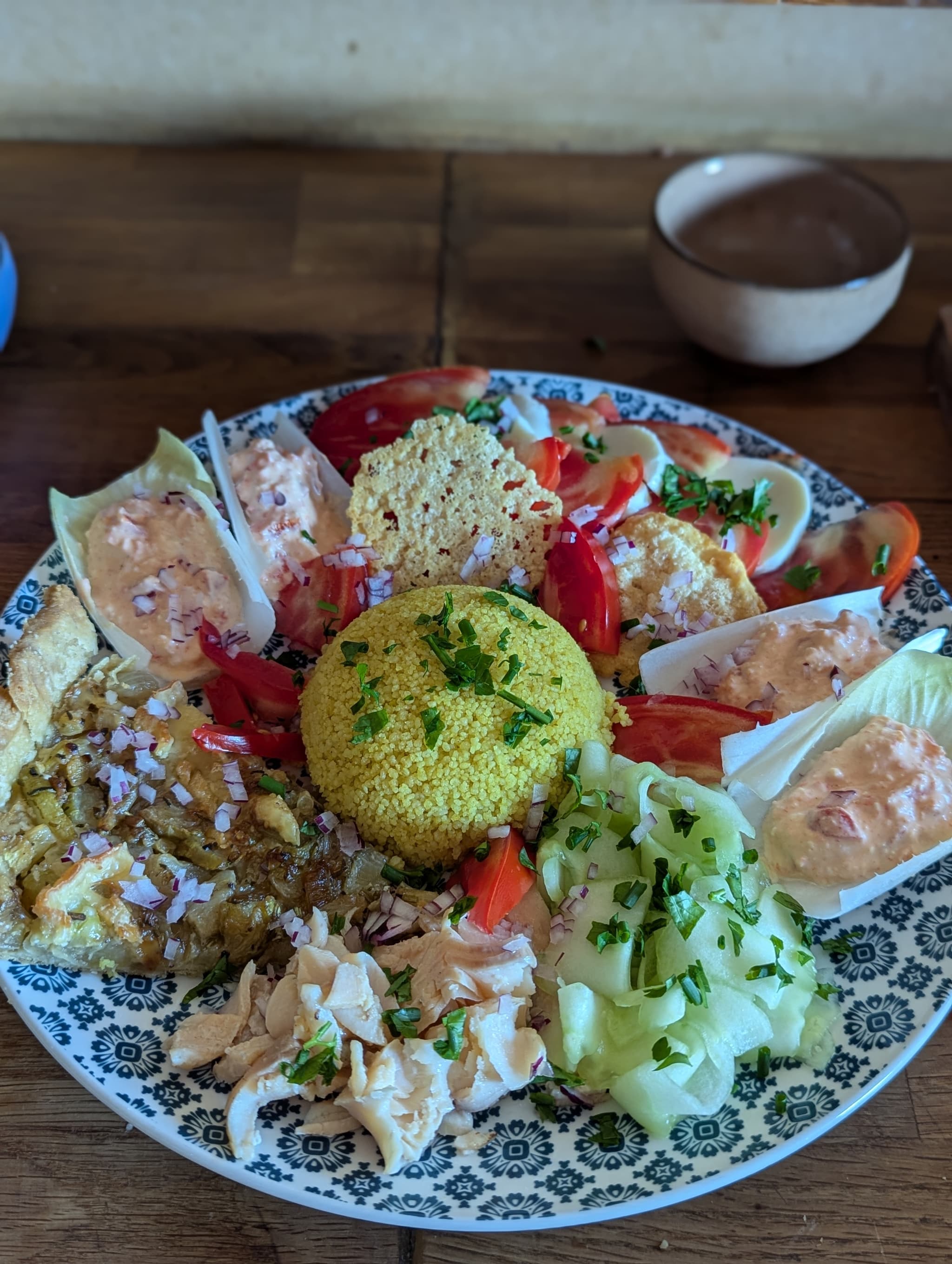 assiette composée